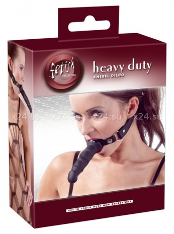 Кляп с фаллосом Heavy Duty