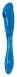Гладкий двусторонний стимулятор Galaxia Blue0
