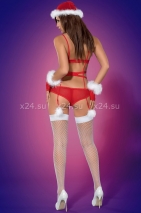 Прозрачный комплект с пушком Merrily Suit LXL