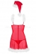 Новогодний комплект с пушком Merrily Chemise LXL3