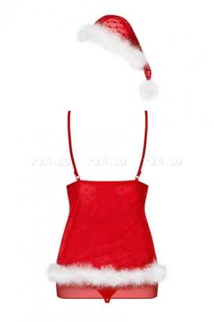 Новогодний комплект с пушком Santacutie Babydoll LXL