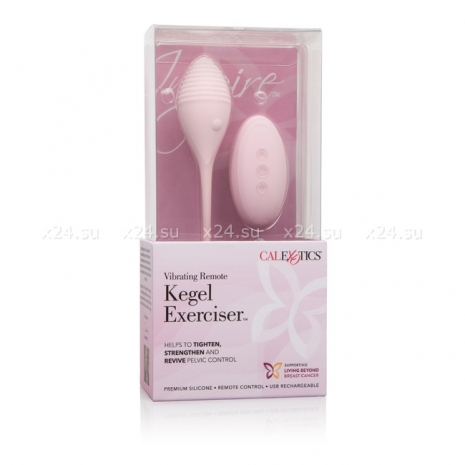 Мощное перезаряжаемое вибро-яйцо на дистанционном управлении Kegel Exerciser (10 режимов)