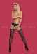 Черные колготки в сеточку с имитацией чулок Garter Stockings S207 SL2