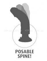 Огромный вибратор на присоске 10'' Vibrating Cock