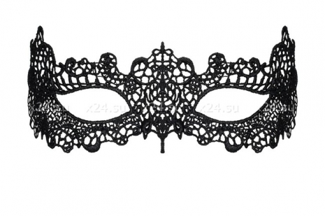 Черная ажурная маска Mask