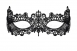 Черная ажурная маска Mask1