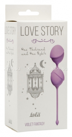 Большие шарики в силиконовой оболочке Violet Fantasy