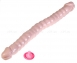 Двойной гибкий рельефный фаллос 18'' Ribbed Double Dong0