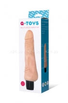Реалистичный вибратор с пупырышками A-Toys (вторая кожа)