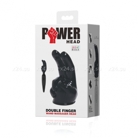 Насадка для стимуляции точки G для массажера Double Finger