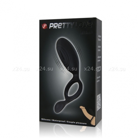 Эрекционное кольцо с клитоальным массажером Pretty Love ETHEL