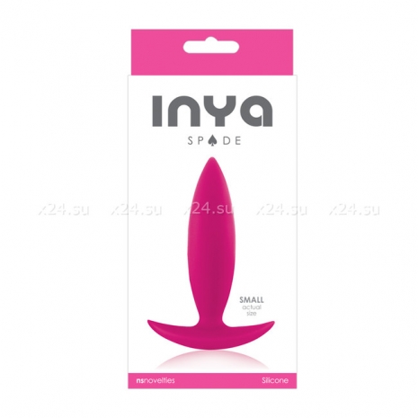 Малая силиконовая анальная пробка для ношения Inya Spade Small