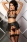 Чёрный кожаный комплект с сетчатым лифом Boudoir Set LXL