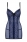 Синяя сорочка с кружевом на косточках Auroria Chemise XXL