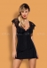 Мини-платье с кружевом Moketta Chemise SM (с косточками)0