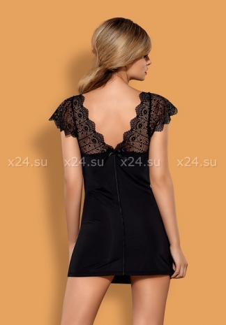 Мини-платье с кружевом Moketta Chemise LXL (с косточками)