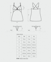 Сетчатое мини-платье с кружевом Intensa Chemise XXL