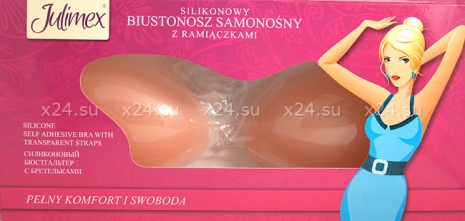 Силиконовый бюстгальтер с бретельками Julimex (B)