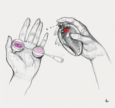 Вагинальные шарики разного веса Geisha Balls 2 (4 шарика)
