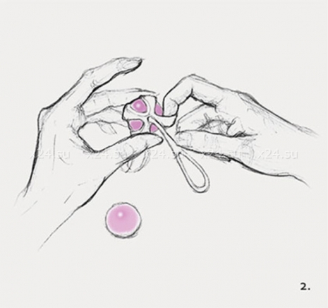 Вагинальные шарики разного веса Geisha Balls 2 (4 шарика)
