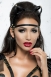 Чёрная маска с ушками из стреп лент Me Seduce MK 06 SL1