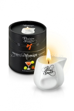 Массажная свеча с ароматом коктейля Космополитен Bougie Massage Candle (80 мл)