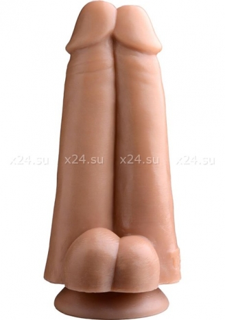 Сдвоенный фаллос на присоске Tom of Finland Dual Dicks