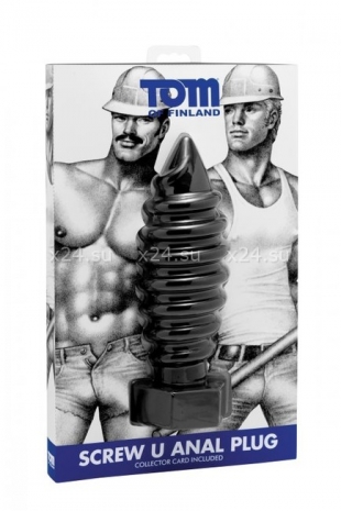 Анальная бомба Tom of Finland Screw U Anal Plug