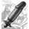 Анальная пробка в виде фаллоса Tom of Finland с вибрацией (1 режим)