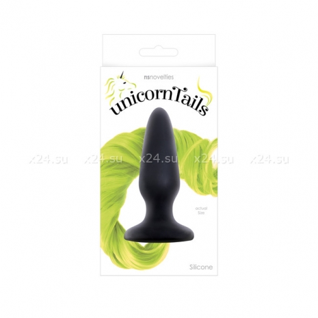 Силиконовая пробочка с ярким хвостом единорога Unicorn Tails