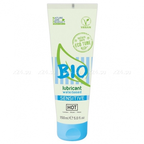Nature pure BIO lubricant Sensitive Лубрикант для чувствительной кожи на водной основе 150 мл
