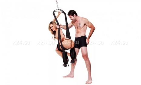 Секс-качели с двойной поддержкой и фиксацией ног Spinning Fantasy Swing