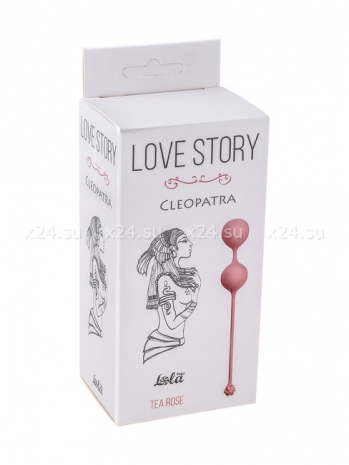 Маленькие вагинальные шарики в силиконовой оболочке Tea Rose