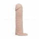 Удлиняющая насадка на пенис с фиксирующим кольцом Penis Sleeve Medium0