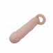 Удлиняющая насадка на пенис с фиксирующим кольцом Penis Sleeve Medium1