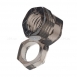 Насадка на пенис с кольцом для мошонки Screw Me The Big Socket Ring0