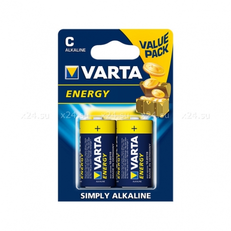 Набор из 2-х батареек VARTA ENERGY (тип С)