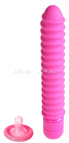 Рельефный вибратор Funky Ribbed Vibe