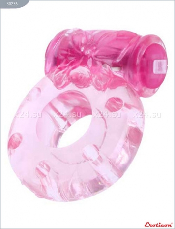 Эрекционное кольцо с вибрацией Eroticon Vibro Ring