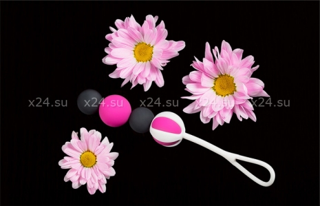 Магнитные вагинальные шарики разного веса Geisha Balls Magnetic (4 шарика)