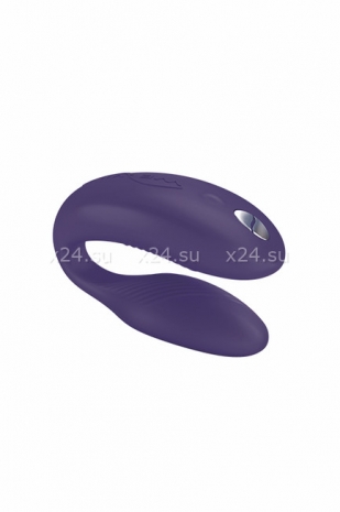 Вибромассажер для пар We-Vibe-Sync на радиоуправлении (10 режимов, фиолетовый)