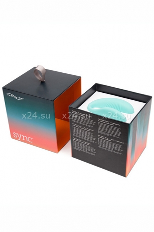 Вибромассажер для пар We-Vibe-Sync на радиоуправлении (10 режимов, бирюзовый)