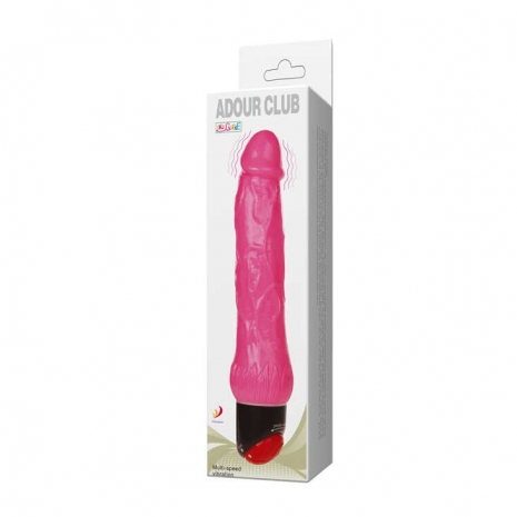 Розовый вибратор Adour Club 9,4"