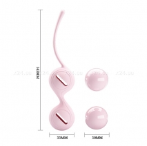 Вагинальные шарики на сцепке со смещенным цетром тяжести Kegel Tighten UP I