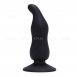 Анальный стимулятор с утонченным кончиком Bottom Black Cap0