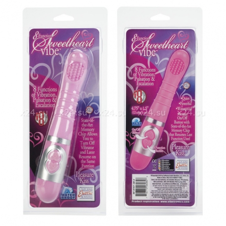 Вибратор для G-стимуляции с пупырышками Sweetheart Vibe (8 режимов)