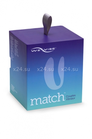 Вибромассажер для пар We-Vibe Match с дистанционным управлением (10 режимов)