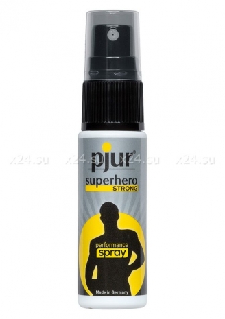 Пролонгирующий мужской спрей с экстрактом имбиря Pjur Superhero Performance Spray Strong 20 ml