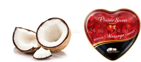 Массажная свеча с ароматом кокоса Bougie Massage Candle (35 мл)