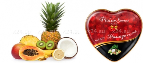 Массажная свеча с ароматом тропических фруктов Bougie Massage Candle (35 мл)